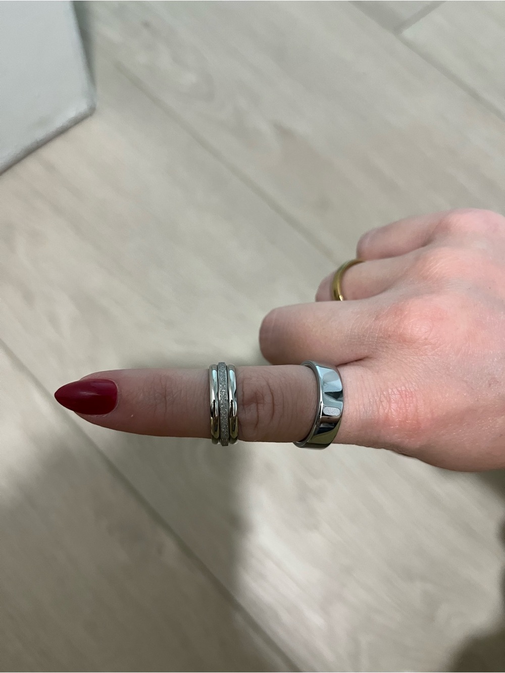Polished Silver Stacking Band Ring - Women's Silver Jewelry